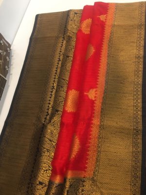 Designer fancy semi jute tussar sarees (11)
