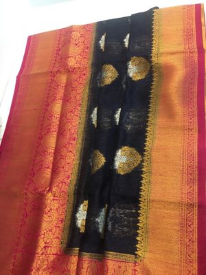 Designer fancy semi jute tussar sarees (17)