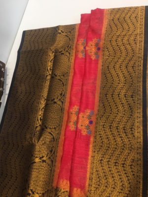 Designer fancy semi jute tussar sarees (6)