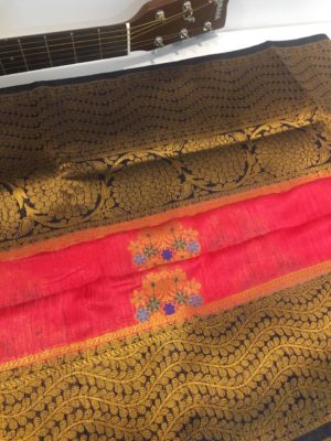 Designer fancy semi jute tussar sarees (9)