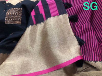 Exclusive handloom cotton silk chanderi sarees (4)