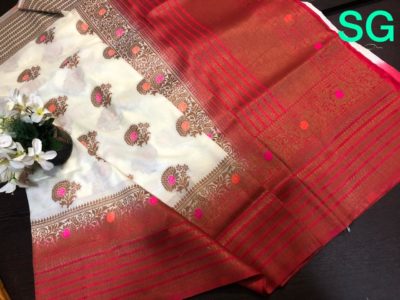 Exclusive semi banarasi kathan silk sarees (4)