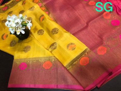 Exclusive semi banarasi kathan silk sarees (6)