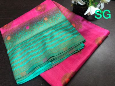 Exclusive semi banarasi kathan silk sarees (9)