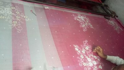 Latest embroidary tissue linen sarees (7)