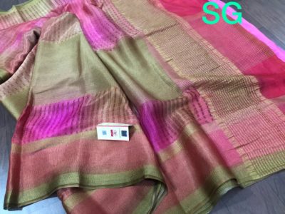 Latest pure mysore wrinkle crepe sarees (7)