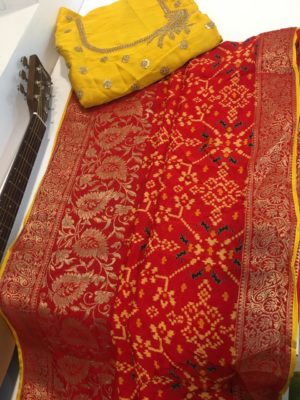 Latest pure patola paithani sarees with blouse (16)