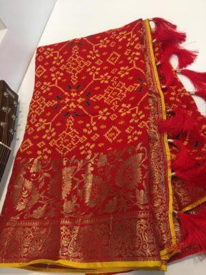 Latest pure patola paithani sarees with blouse (4)