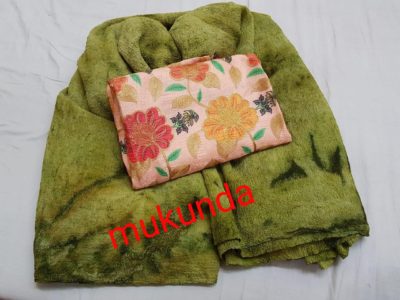 Latest wrinkle georgette chiffon sarees (11)