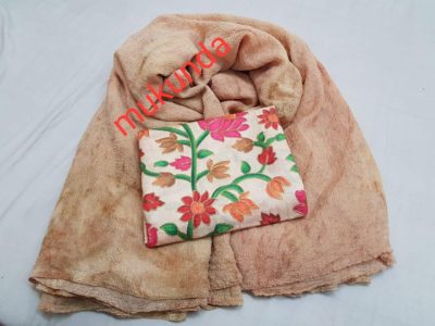Latest wrinkle georgette chiffon sarees (3)