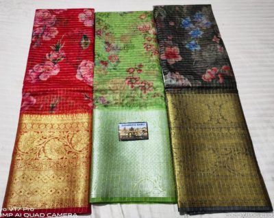 New arrivals of banaras handloom organza sarees (7)