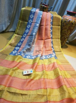 Pure ghachi tussar block printed sarees (6)