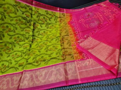 Pure handloom ikkat design sico sarees (3)
