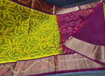Pure handloom ikkat design sico sarees (4)