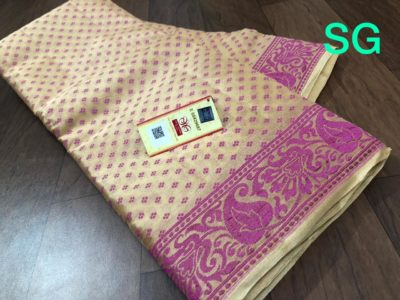 Pure handloom silk crepe sarees with blouse (10)