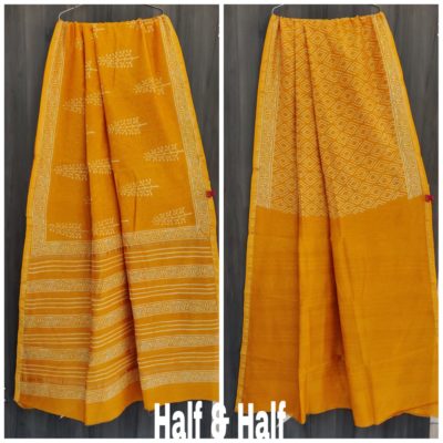 Pure new handblock printed chanderi silk sarees (18)