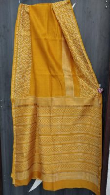 Pure new handblock printed chanderi silk sarees (2)