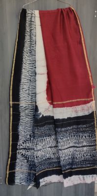 Pure new handblock printed chanderi silk sarees (32)