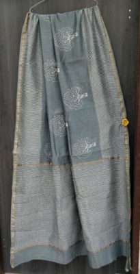 Pure new handblock printed chanderi silk sarees (40)