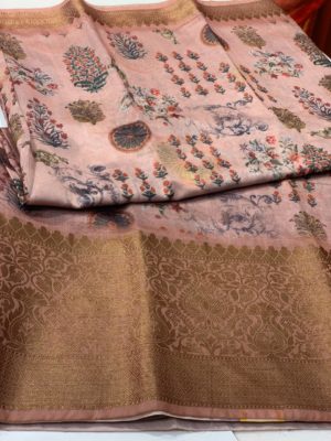 Pure soft maheshwari silk sarees with long borders (4)