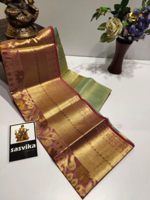 Rich organza sarees with pythani border (4)