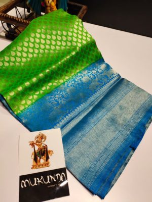 Sowbhagya pattu silk sarees with blouse (3)