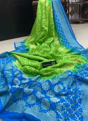 Stunning assam coton silk sarees with blouse. (1)