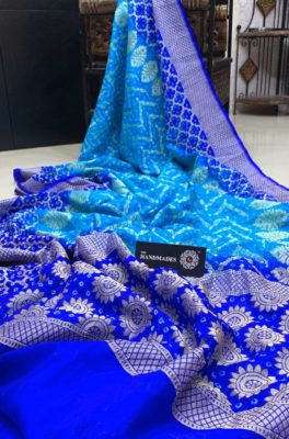 Stunning assam coton silk sarees with blouse. (2)