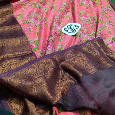 Tussar by cotton with banaras border sarees (3)