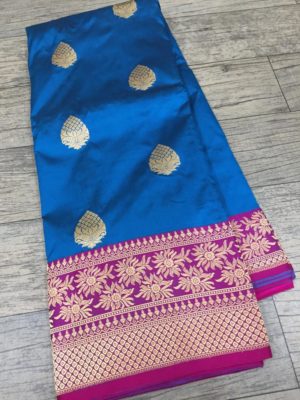 Banaras handloom katan silk sarees (10)