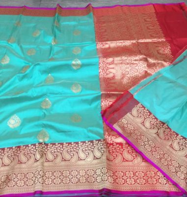 Banaras handloom katan silk sarees (13)