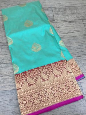 Banaras handloom katan silk sarees (14)
