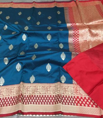 Banaras handloom katan silk sarees (4)