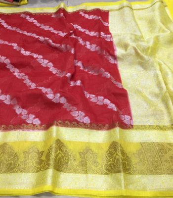 Banaras handloom linen silk sarees (20)
