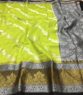 Banaras handloom linen silk sarees (23)
