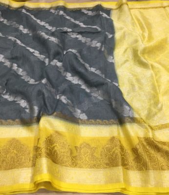 Banaras handloom linen silk sarees (6)
