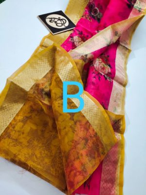 Banaras kora silk sarees with blouse (6)