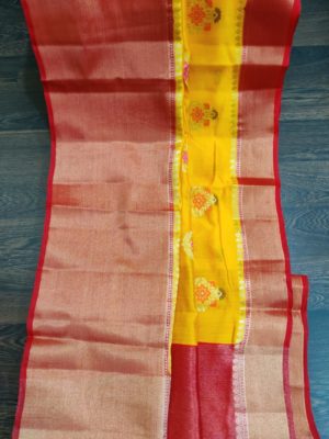 Banaras spun silk sarees with blouse (11)