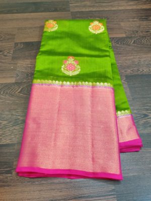 Banaras spun silk sarees with blouse (17)
