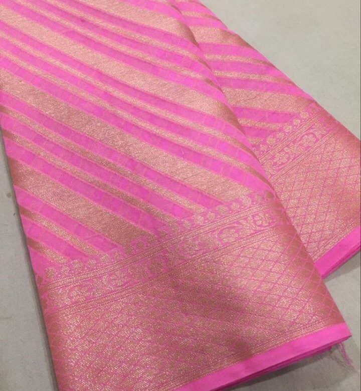 Banaras very soft semi georgette sarees (12)