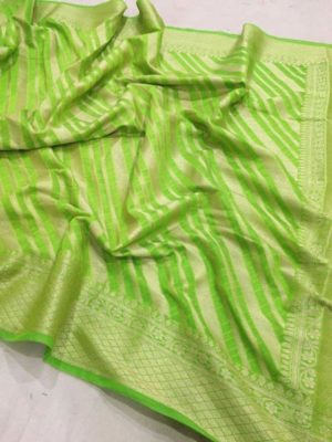 Banaras very soft semi georgette sarees (5)