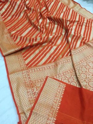 Banaras very soft semi georgette sarees (6)