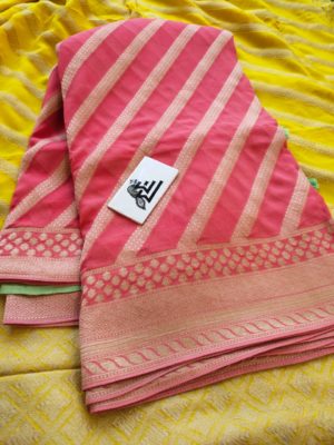 Banarasi georgette sarees with heavy weaving (11)