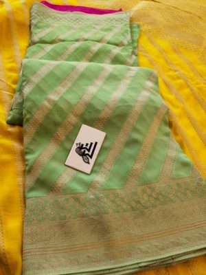 Banarasi georgette sarees with heavy weaving (5)
