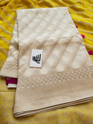 Banarasi georgette sarees with heavy weaving (6)