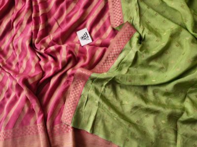 Banarasi georgette sarees with heavy weaving (8)