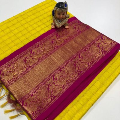 Chanderi kanchi kuppadam sarees bwith blouse (13)