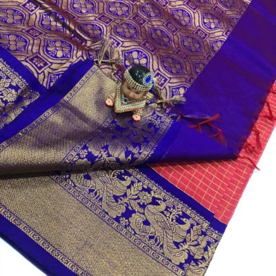 Chanderi kanchi kuppadam sarees bwith blouse (6)