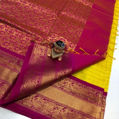Chanderi kanchi kuppadam sarees bwith blouse (9)