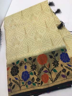 Designer fancy banaras allover silk sarees (5)